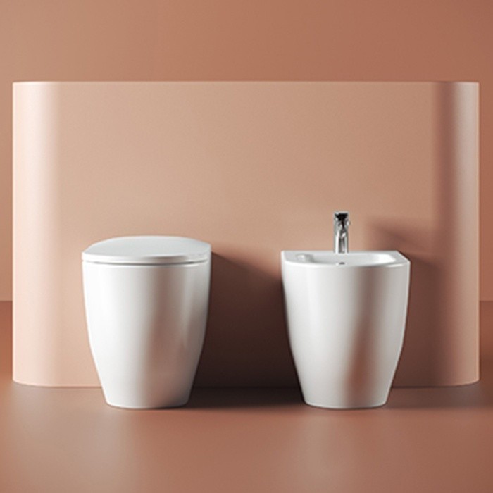 ArtCeram унитаз напольный, mnv002 01 00 monet цвет: белый глянцевый