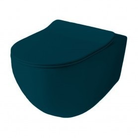 ArtCeram сиденье с крышкой для унитаза, fla014 42 file 2.0 цвет: синий