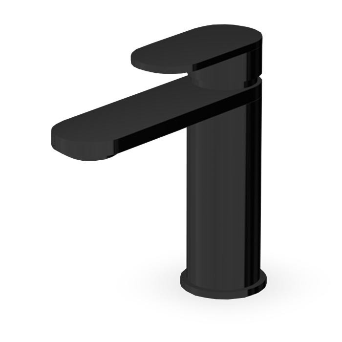 Zucchetti смеситель для раковины, на 1 отв., с донным капаном, octo, brushed metal black арт. zoc564.c51