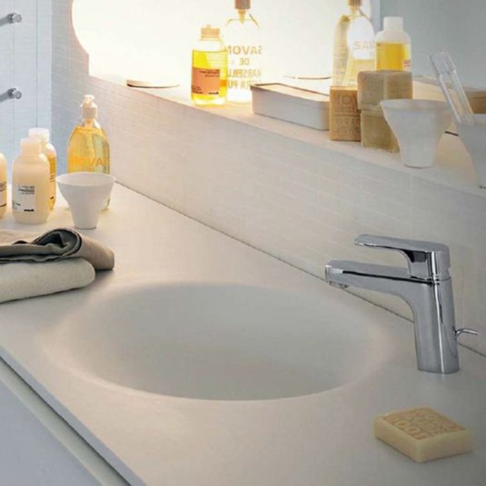 Zucchetti однорычажный смеситель для раковины на 1 отверстие, wind, хром арт. zwn590