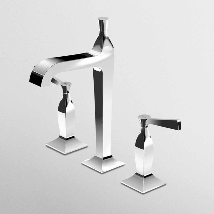 Zucchetti смеситель для раковины на 3 отверстия с высоким изливом, bellagio, хром арт. zb2426