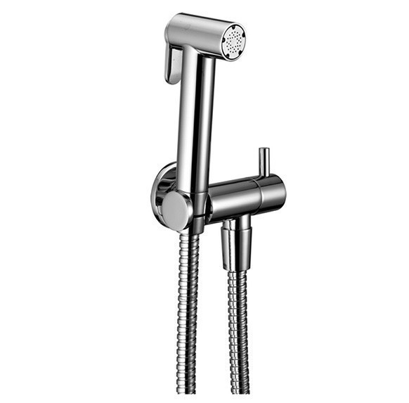 Cisal гигиенический душ - комплект с запорным вентилем cy00790021 shower cisal, цвет: хром