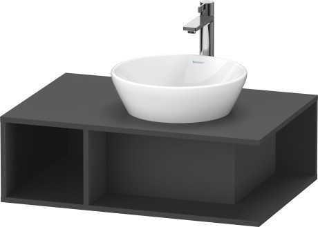 Duravit тумба подвесная под раковину 800 мм х 550 мм, d-neo, de495804949 цвет: графит матовый