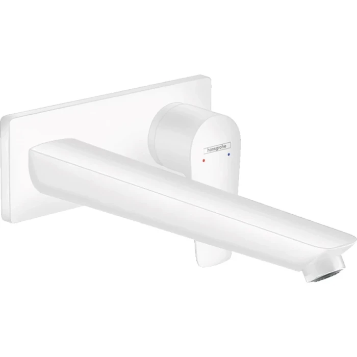 Hansgrohe смеситель для раковины без донного клапана, Talis E, белый арт. 71734700