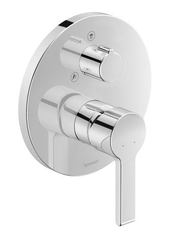 Duravit однорычажный смеситель для душа, b.2, b24210012010 цвет: хром