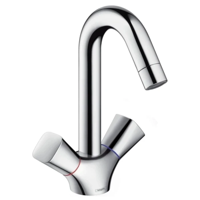 Hansgrohe смеситель для раковины 150, с донным клапаном, Logis, хром арт. 71222000