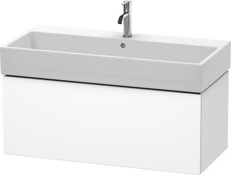 Duravit тумба подвесная под раковину, l-cube, lc 6178 2222 цвет: белый глянцевый