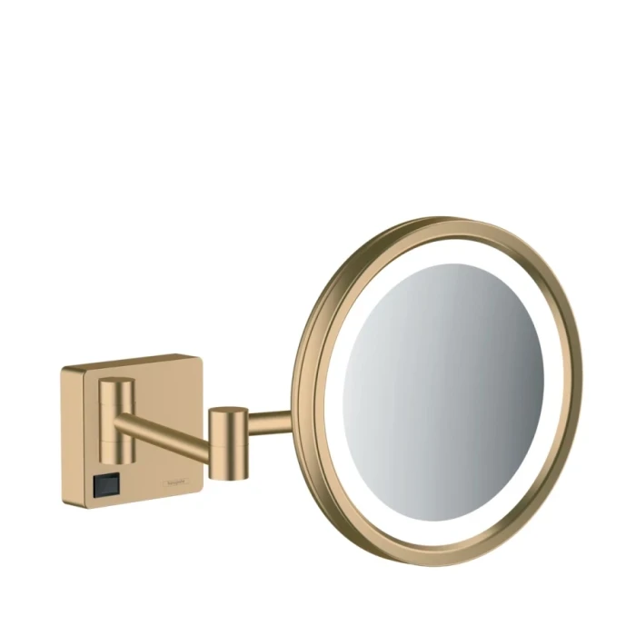 Hansgrohe косметическое зеркало x 3, AddStoris, бронза арт. 41790140
