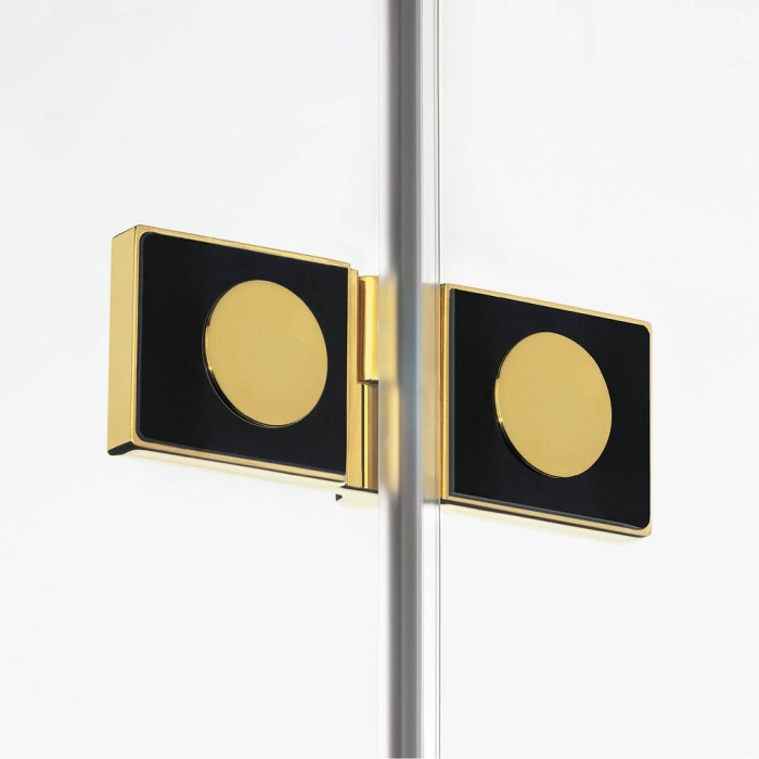 Душевое ограждение brushed 80x110x200, New trendy Avexa gold, брашированное золото арт. EXK-1737