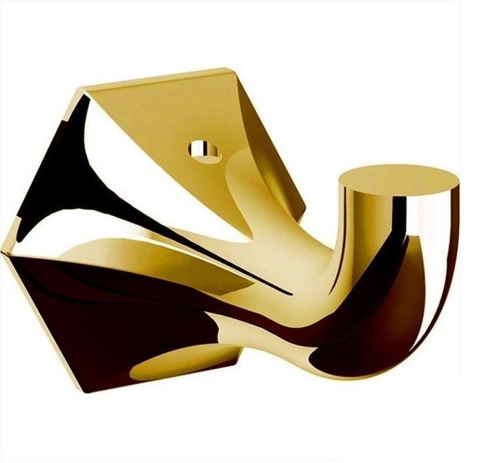Cisal крючок для полотенец, ce09071024 cherie, цвет: gold