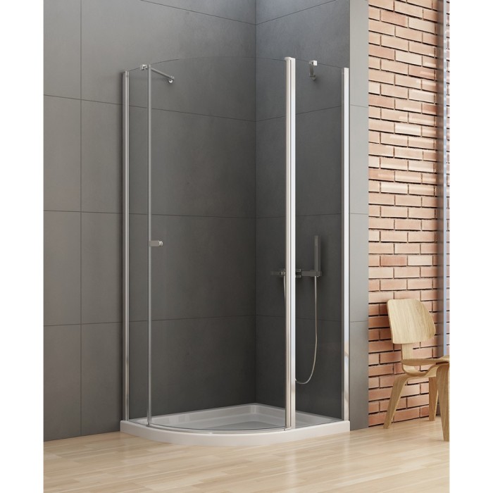 Душевое ограждение 120x85x195, New trendy New soleo chrome, хром арт. K-0422