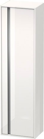 Duravit шкаф высокий правый, с полками, ketho, kt1265r2222 цвет: белый глянцевый