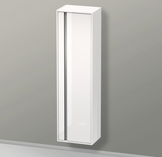 Duravit шкаф высокий правый, с полками, ketho, kt1265r2222 цвет: белый глянцевый