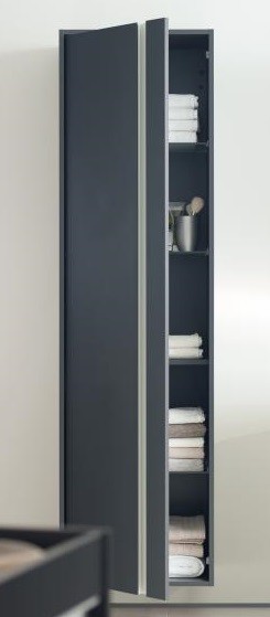 Duravit шкаф высокий правый, с полками, ketho, kt1265r2222 цвет: белый глянцевый