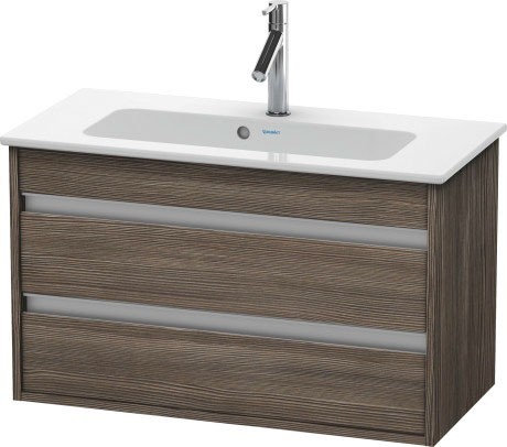 Duravit тумба подвесная под раковину с двумя выдвижными ящиками, ketho, kt645305151 цвет: сосна коричневая