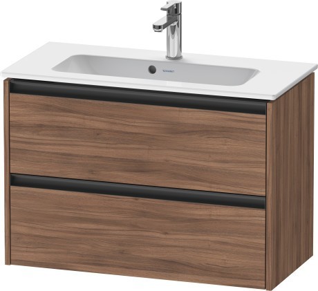 Duravit тумба подвесная под раковину 390 мм х 810 мм х 549 мм, ketho.2, k25256079790000 цвет: орех натуральный