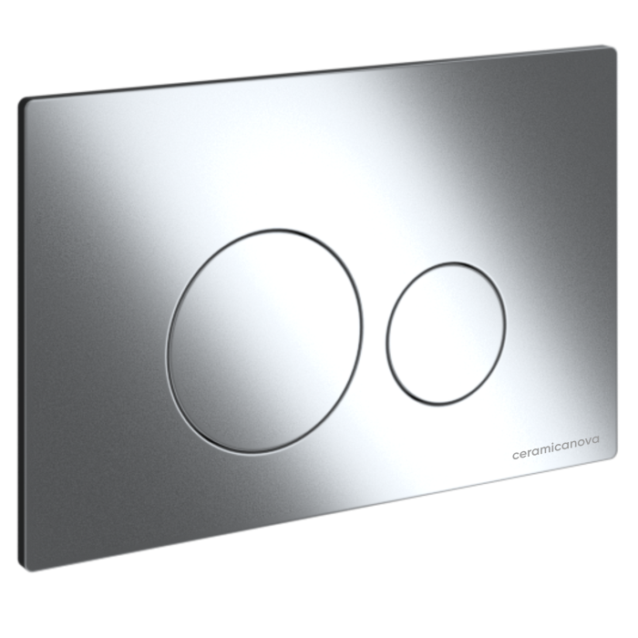 Ceramicanova инсталляция с кнопкой envision/ round, cn1001ch цвет: хром