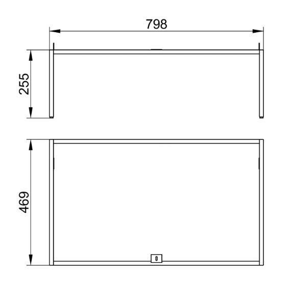 Keuco напольные ножки лак инокс, plan, арт. 32998 290003