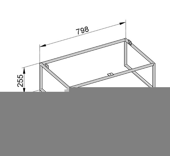 Keuco напольные ножки лак инокс, plan, арт. 32998 290003