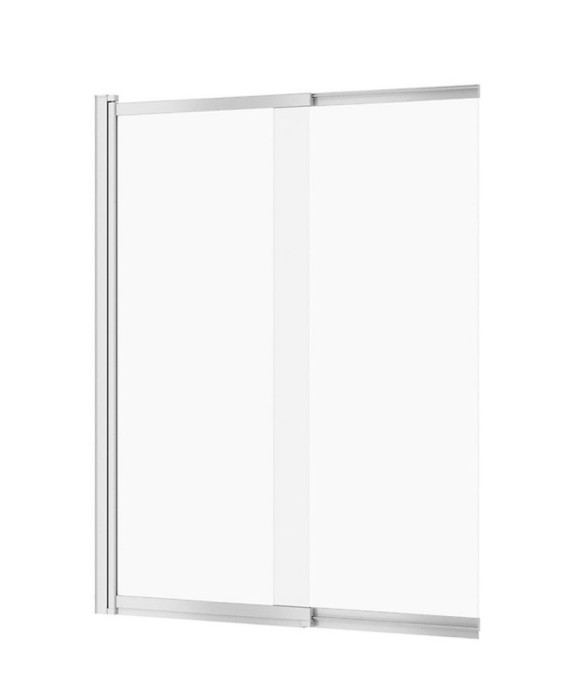 Шторка для ванны 85x150, New trendy Sensi, хром арт. P-0037