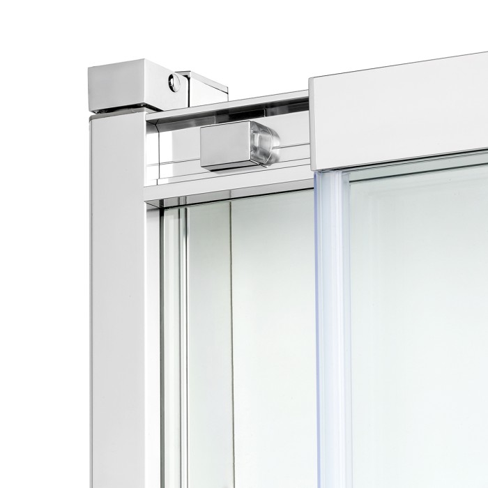 Шторка для ванны 85x150, New trendy Sensi, хром арт. P-0037