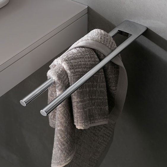 Keuco полотенцедержатель двойной 34 см, edition 400, хром арт. 11519 010000