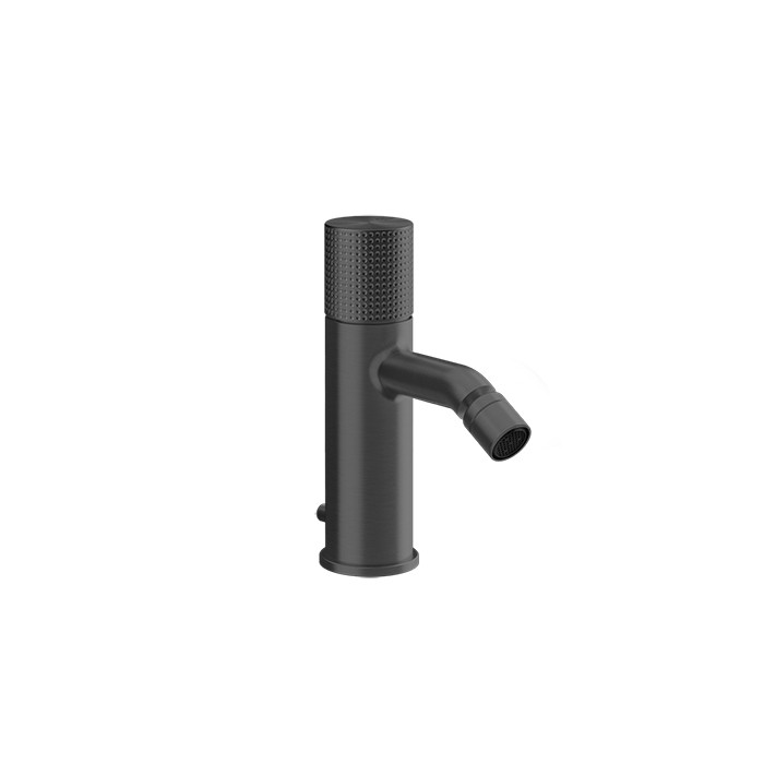 Gessi Смеситель для биде, 1 отв., с донным клапаном, Habito Cesello, 70407#706 цвет: black metal pvd