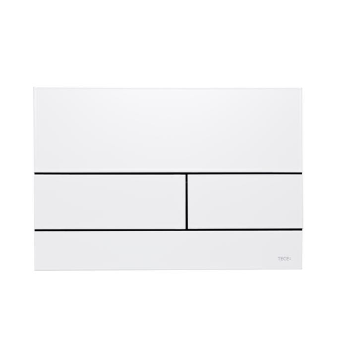 TECE панель смыва, металл, белый, square ii - 9240832