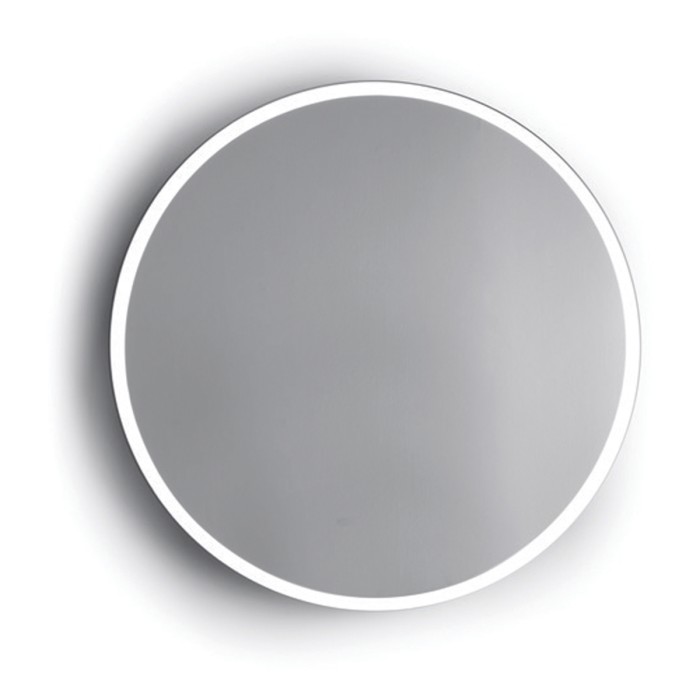 Зеркало D60 см в раме с подсветкой и сенсорным выключателем, Bertocci Mirrors, белый арт. 146 8331 0200 9799
