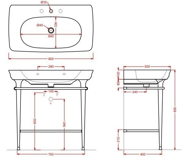 ArtCeram консоль под раковину, cia009 71 civitas цвет: хром глянцевый