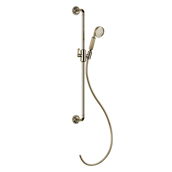 Gessi Душевой гарнитур с ручным душем и шлангом 1500 мм., Venti20, 65144#710 цвет: brass pvd