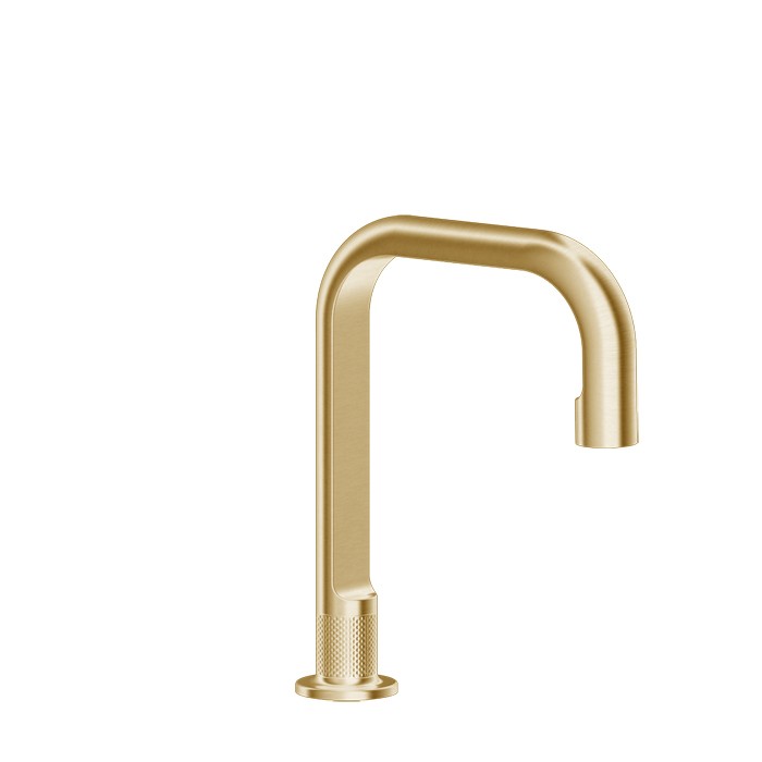 Gessi Излив для ванный, отдельностоящий, H: 24см, Inciso, 58093#246 цвет: золото