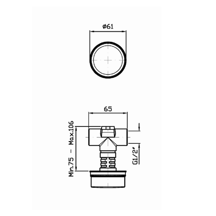 Zucchetti встроенный смеситель для душа 1/2, savoir, хром арт. zsa729.cc r99779