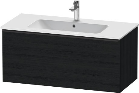 Duravit тумба подвесная под раковину 1010 мм х 462 мм, d-neo, de426301616 цвет: чёрный дуб