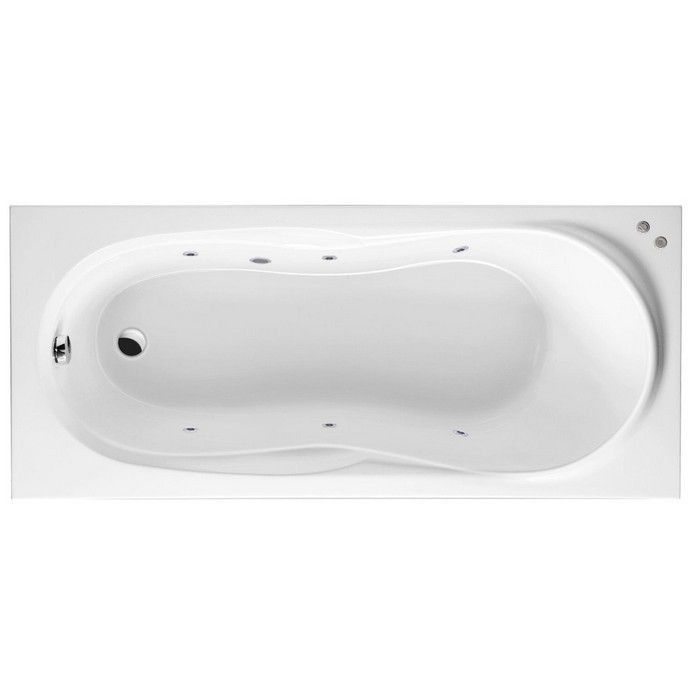 Встраиваемая ванна 170x75 soft, Excellent Sekwana, хром арт. WAEX.SEK17.SOFT.CR