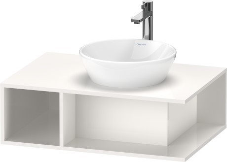 Duravit тумба подвесная под раковину 800 мм х 550 мм, d-neo, de495802222 цвет: белый глянцевый