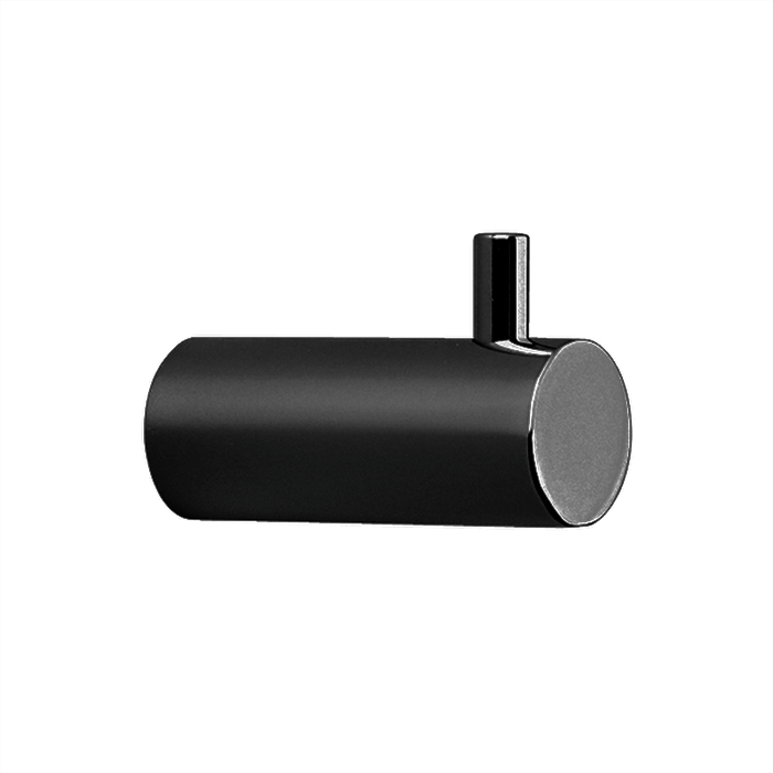Cisal крючок для халата/полотенца sy09071040 system cisal, цвет: чёрный матовый