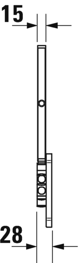 Duravit косметическое зеркало, d-code, 0099121000 цвет: хром
