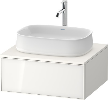 Duravit тумба подвесная под раковину 550 мм х 650 мм х 281 мм, zencha, ze4810064840000 цвет: белое стекло/белый суперматовый