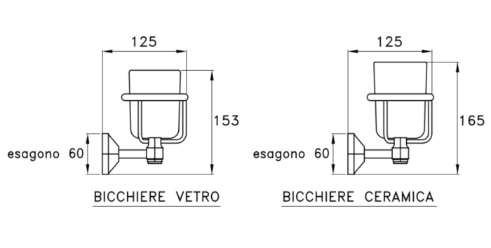 Stella держатель для для стакан для зубных щетока-диспенсера, eccelsa, хром арт. ec10004cr00