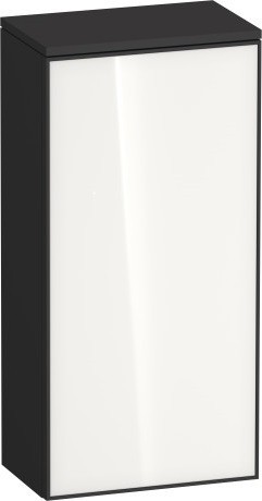 Duravit средний шкаф петли справа 240 мм х 400 мм х 819 мм, zencha, ze1350r64800000 цвет: белое стекло/графит суперматовый