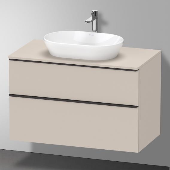 Duravit тумба подвесная под раковину 550 мм х 1000 мм, d-neo, de496809191 цвет: серо-коричневый матовый