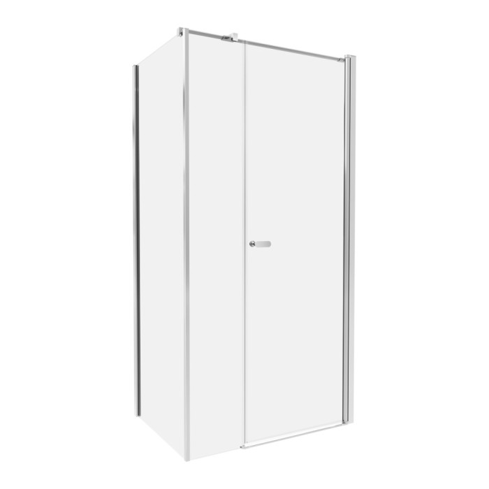 Душевое ограждение 100x100x195, New trendy New soleo chrome, хром арт. K-0632
