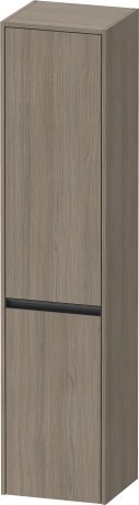 Duravit высокий шкаф с двумя дверцами петли слева 360 мм х 400 мм х 1760 мм, ketho.2, k21329l35350000 цвет: дуб терра