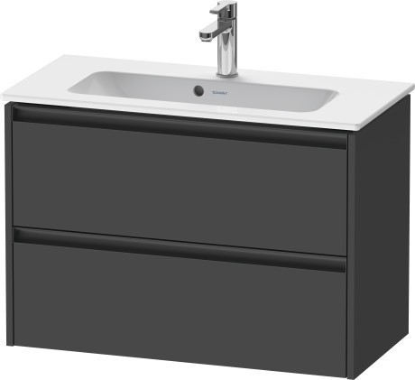 Duravit тумба подвесная под раковину 390 мм х 810 мм х 549 мм, ketho.2, k25256049490000 цвет: графит матовый
