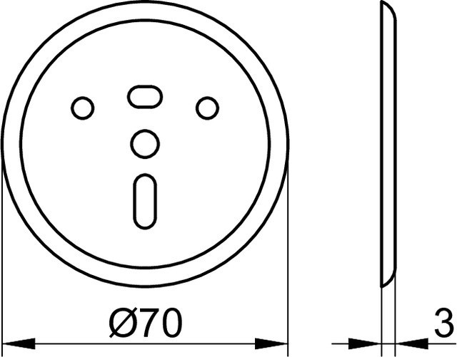 Keuco настенный декоративный отражатель, astor, арт. 02191 010000