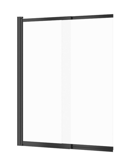 Шторка для ванны black 100x150, New trendy Sensi, черный арт. P-0046