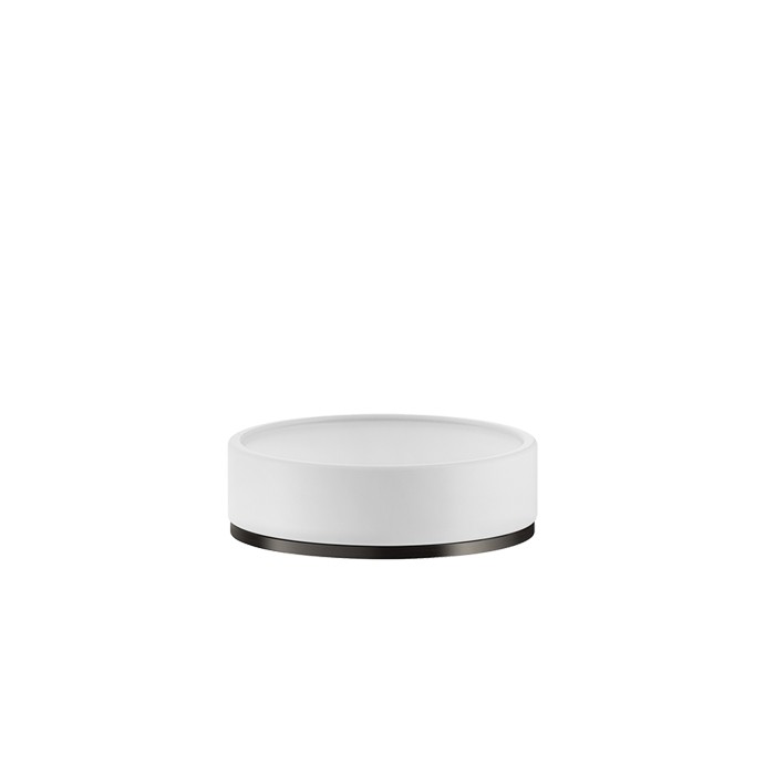 Gessi Мыльница настольная, Inciso, 58525#299 цвет: белый/nero xl