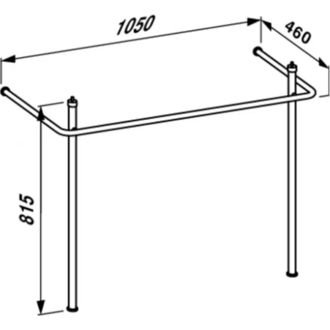 LAUFEN полотенцедержатель для раковины 8.1396.6, PRO S - 3.8596.1.004.000.1
