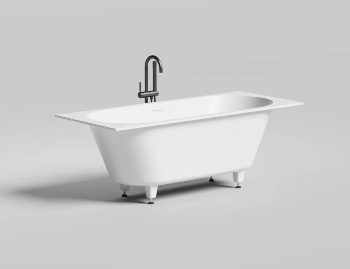 Salini ванна встраиваемая 170x70, ornella, 104713mrf цвет: матовый белый